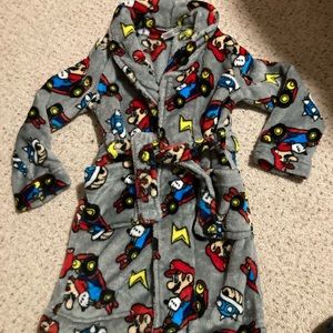 Plush boys Mario kart robe
